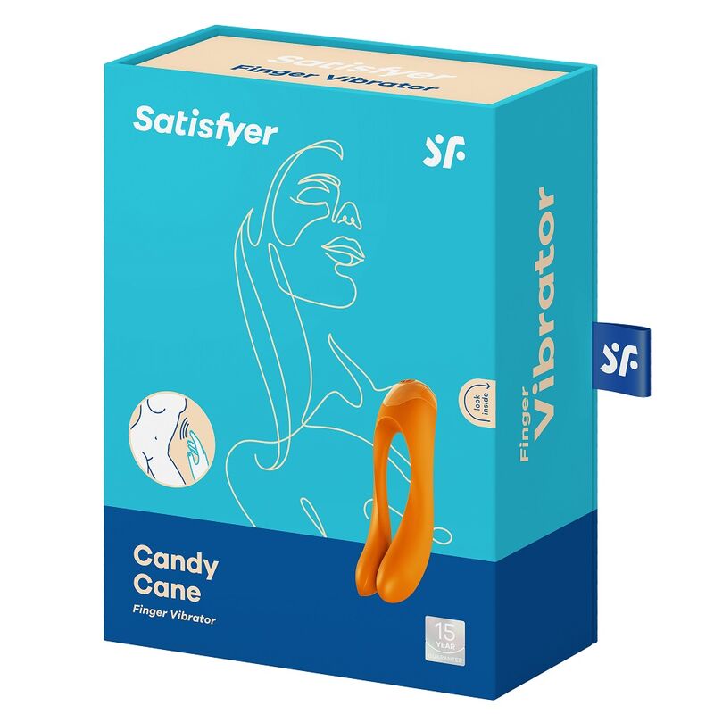 Vibrador de dedo Satisfyer Candy Cane - Placer sensual