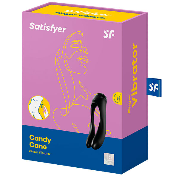 Vibrador de dedo Satisfyer Candy Cane - Placer sensual