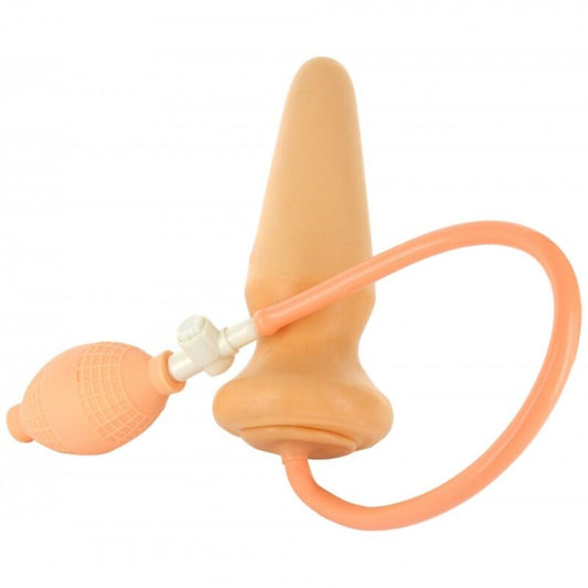 Plug anal inflable con controlador | 16,2 cm de longitud