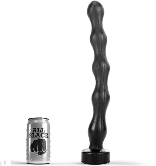 Cuentas anales All Black de 41,5 cm: varita anal para una estimulación única
