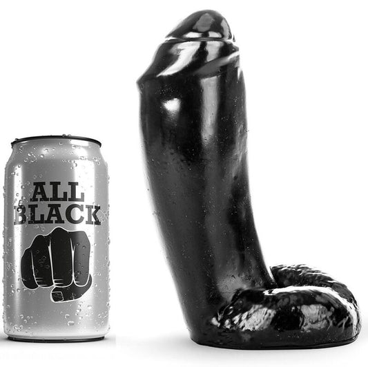 Consolador Realista All Black 18cm - Máximo placer