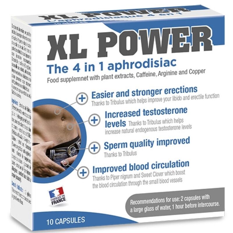 XL POWER APHRODISIAC UND EREKTIONSKAPSELN 10 CAP