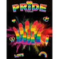 PRIDE - LGBT FLAG STECKER FUN STUFER 8,5 CM