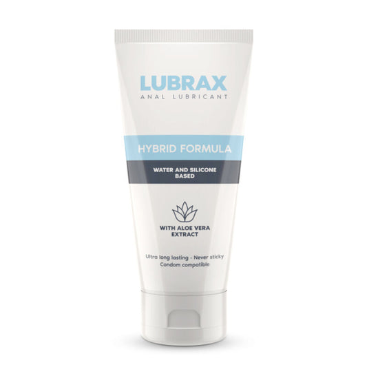 Lubrificante anale Lubrax Hybrid 50ml - Aloe Vera - Compatibile con il preservativo