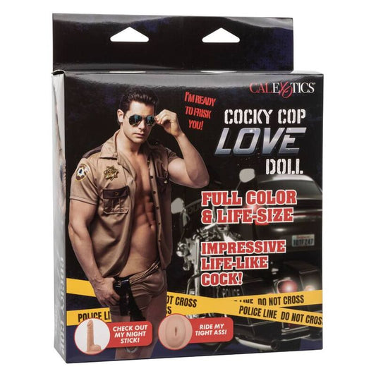 California Exotics Cocky Cop Love Doll - Diseño inflable realista