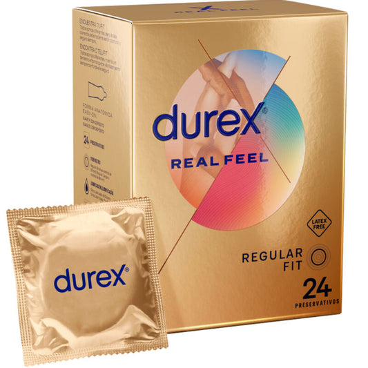 Preservativos Durex RealFeel: sin látex para un contacto natural con la piel