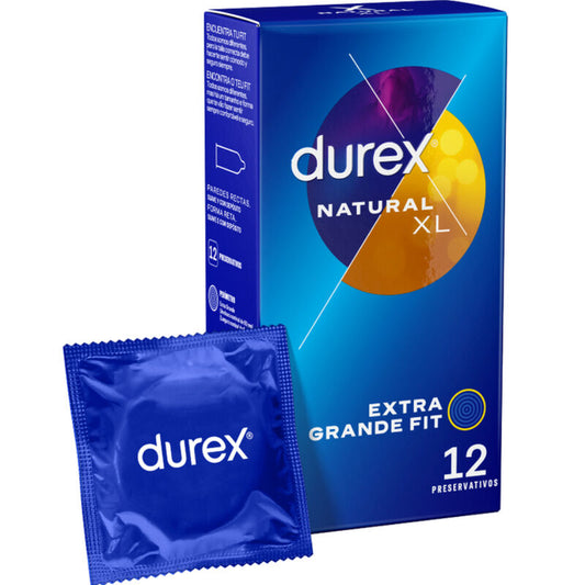 Preservativos Durex Natural XL, paquete de 12 🌟