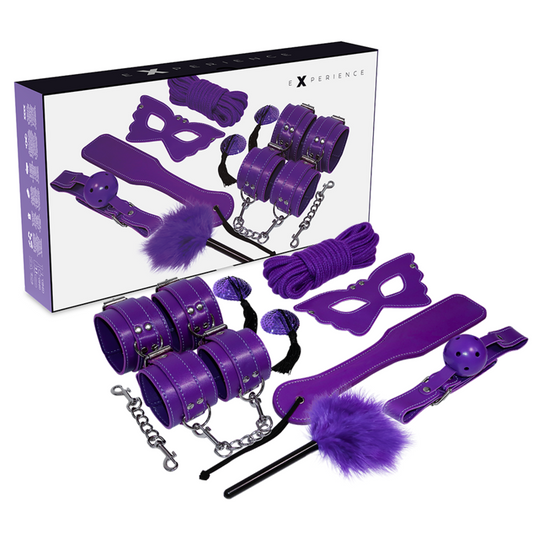 BDSM Fetish Kit Purple Series - Intensa aventura en color morado