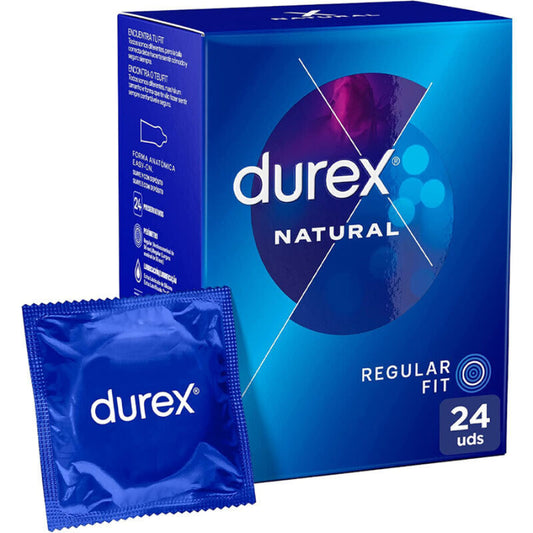 Preservativos Durex Natural Plus pack de 24
