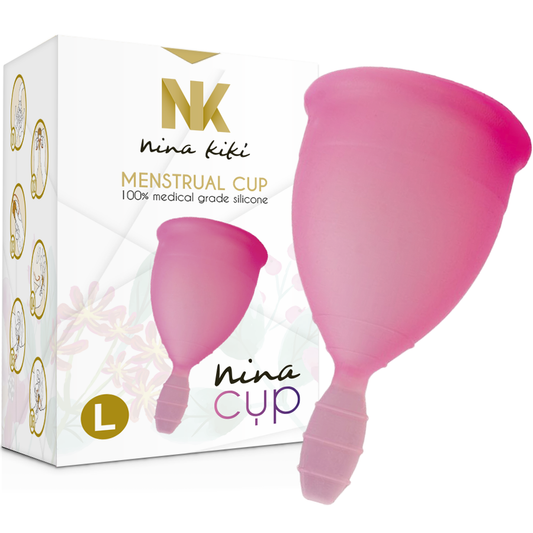 NINACUP copa menstrual talla L - rosa