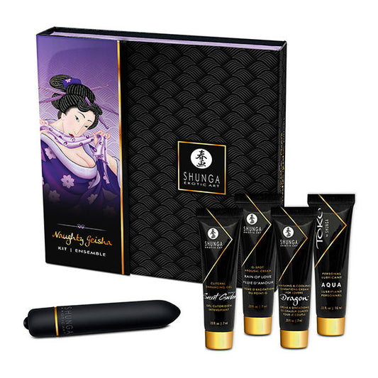 Shunga Naughty Geisha Kit - Conjunto erótico sensual