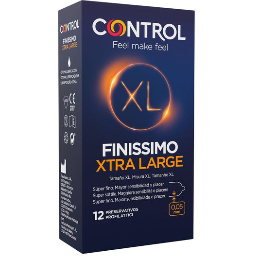 Preservativos Control Finissimo XL - paquete de 12