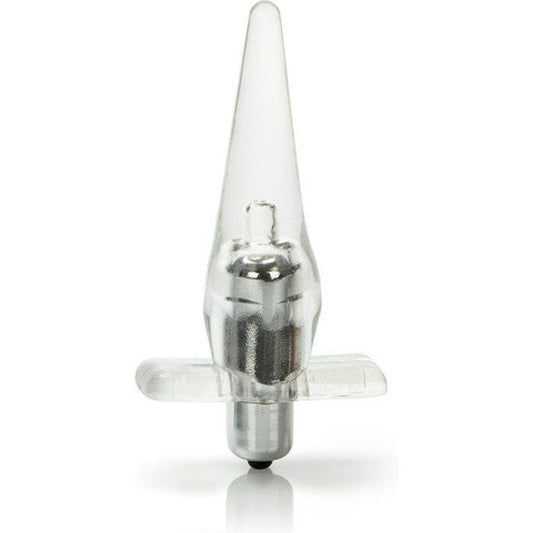 Calex Mini Vibro Tease Clear - Elegante dispositivo de sonda anal
