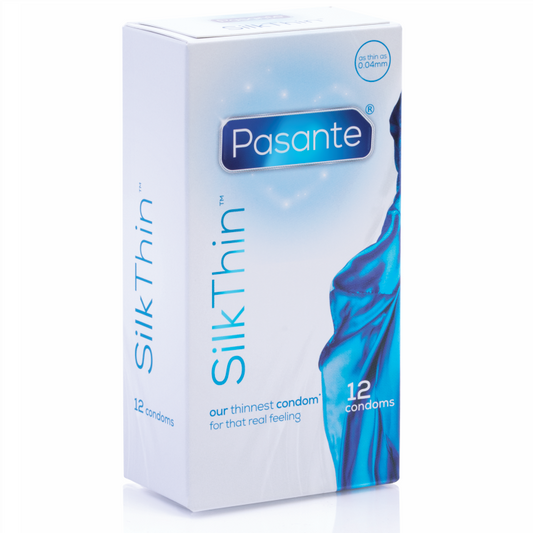 Preservativos finos de seda Pasante - Paquete de 12