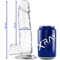 Xray Strap-On Dildo Transparent 20 cm vermasst